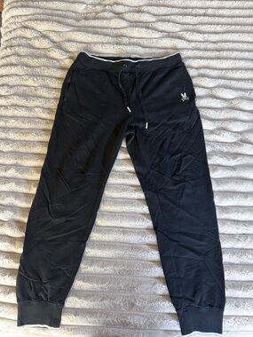 Psycho Bunny Black Drawstring Jogger Sweatpants